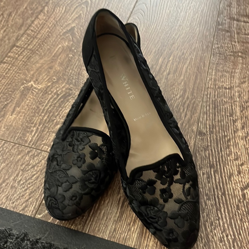 Ron White Elegant Black Lace Women's Shoes